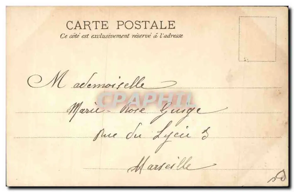 Femme en robe élégante — Art nouveau — éditeur inconnu - Rückseite