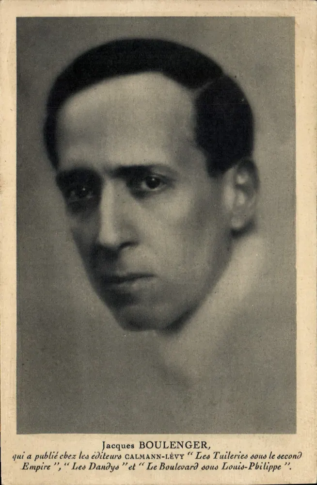 Jacques Boulenger — portrait — Édition Calmann-Lévy - Vorderseite