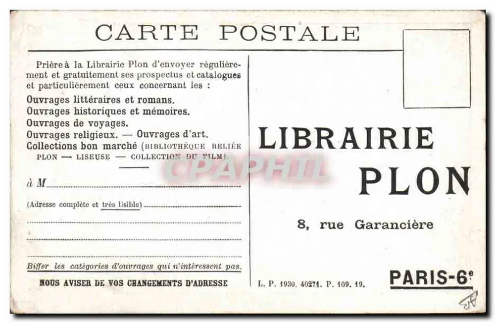 Retrato de Don Juan-Les-Pins — Constantin — Livraria Plon - Verso