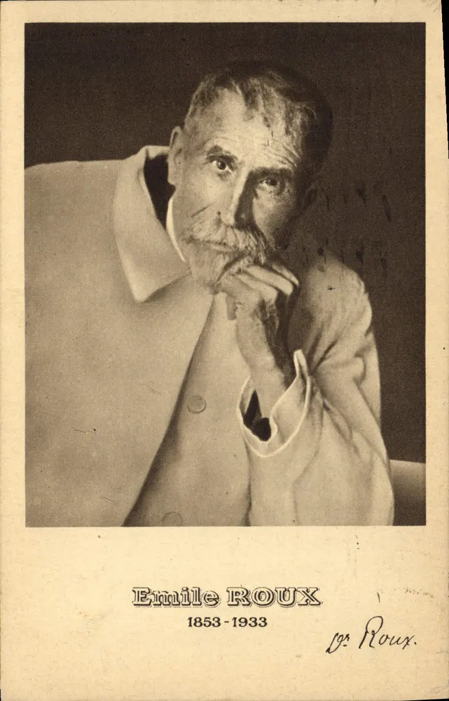 Emile ROUX — Retrato — Fotógrafo P. Roux - Frente