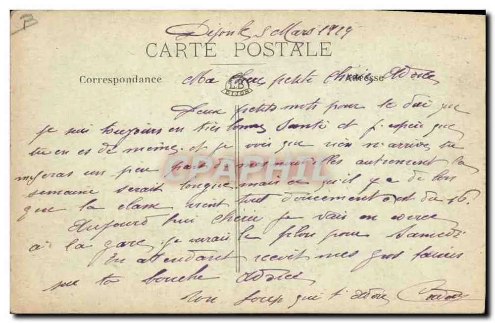 Dijon — Viertel Heudelet — Innenansicht des Grand Mauège - Rückseite