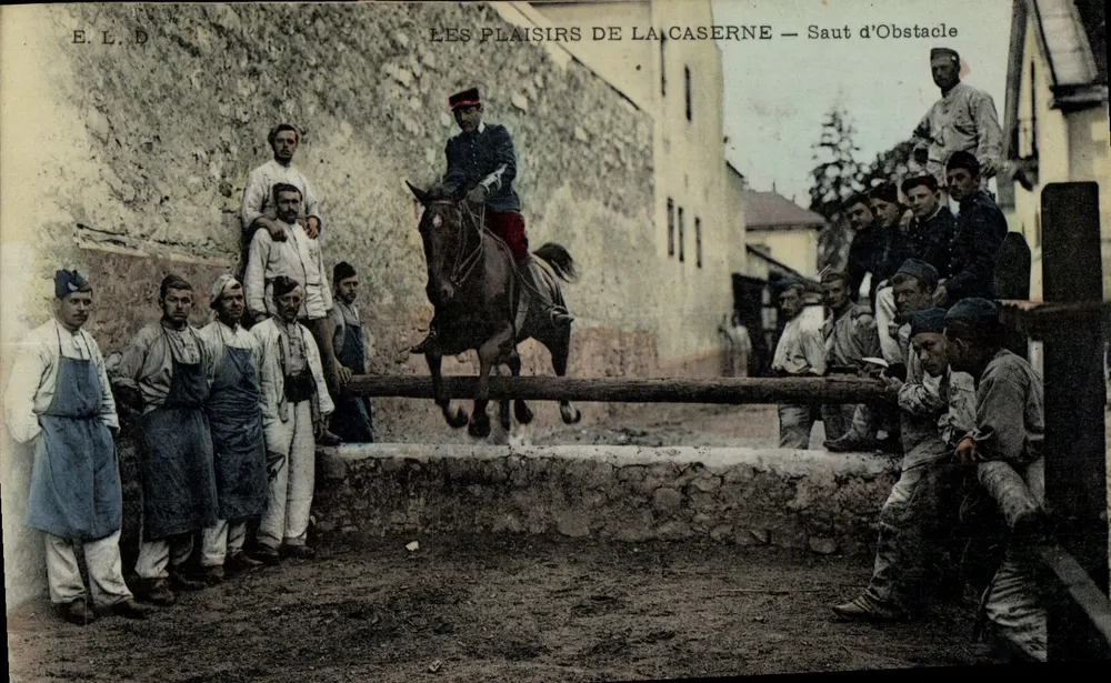 Os prazeres da caserna — Salto sobre obstáculos — E.L.D. - Frente