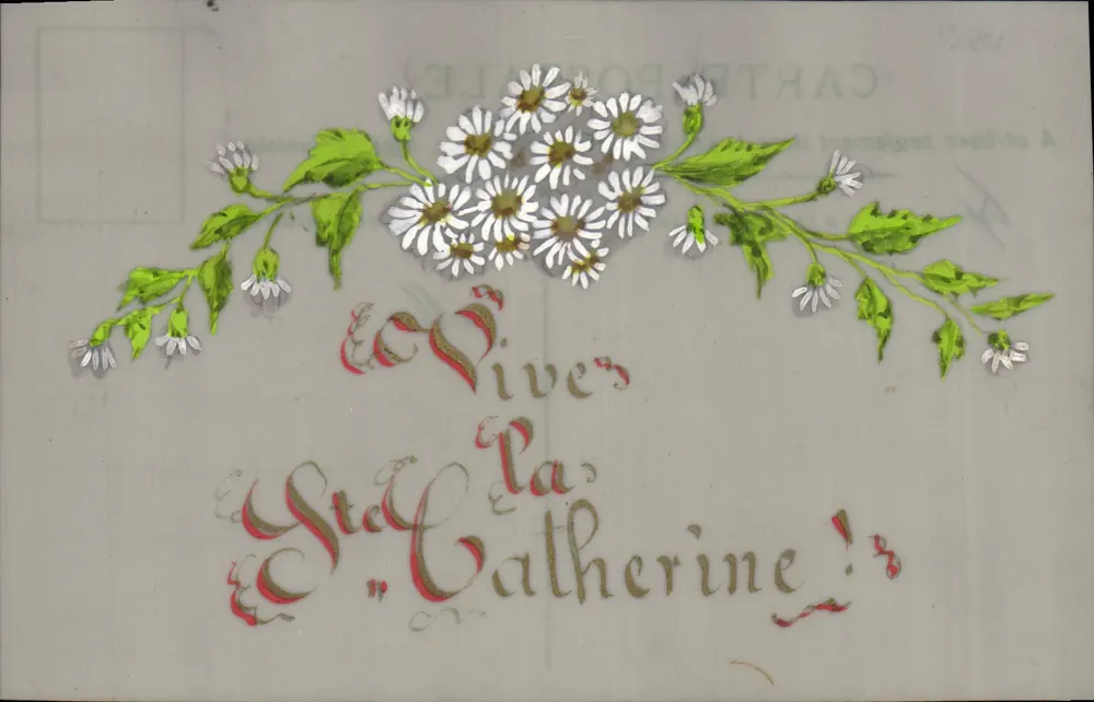 Santa Catarina — Votos — Carta postal francesa - Frente