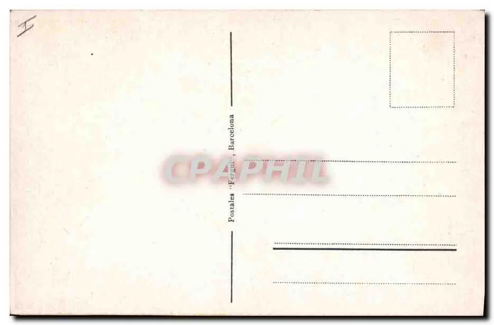 Ein großes Puyazo — Stierkampf-Spektakel — Postales 'Ferpin', Barcelona, n° 2337 - Rückseite