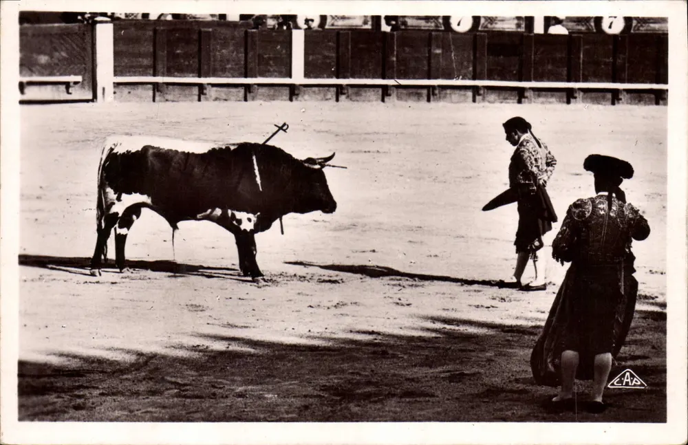 Corrida de Touros — Depois da estocada — 'Real-Photo' C. A. P. Strasbourg - Frente