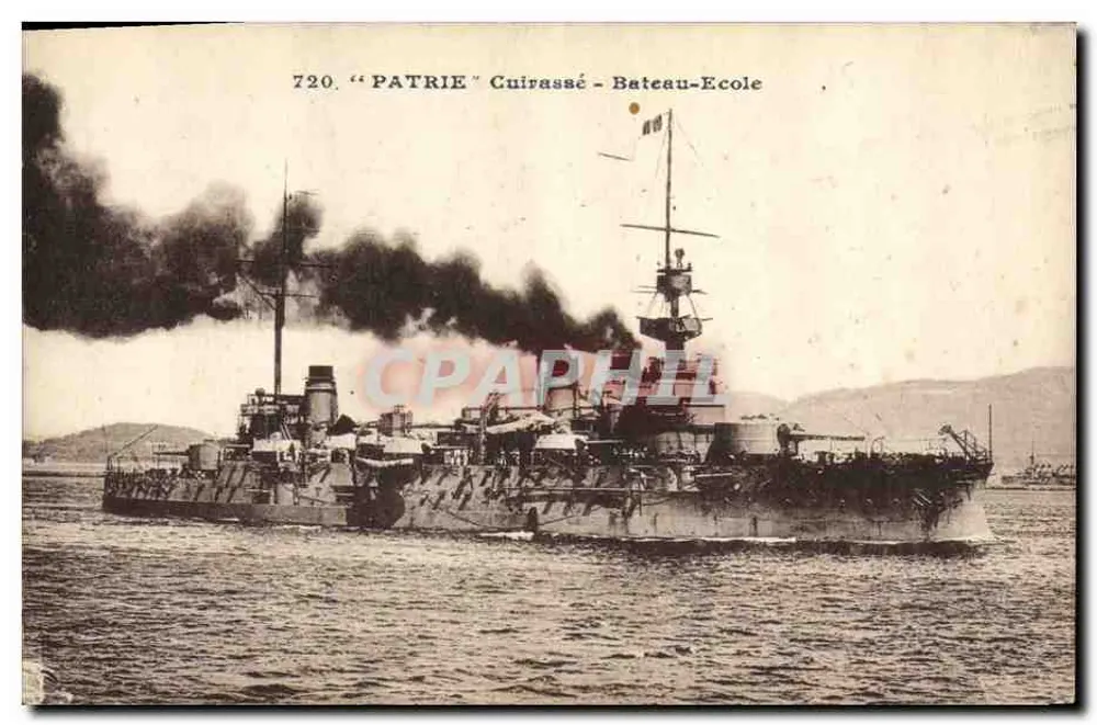 Schulschiff "Patrie" — Schlachtschiff — Nr. 720 - Vorderseite