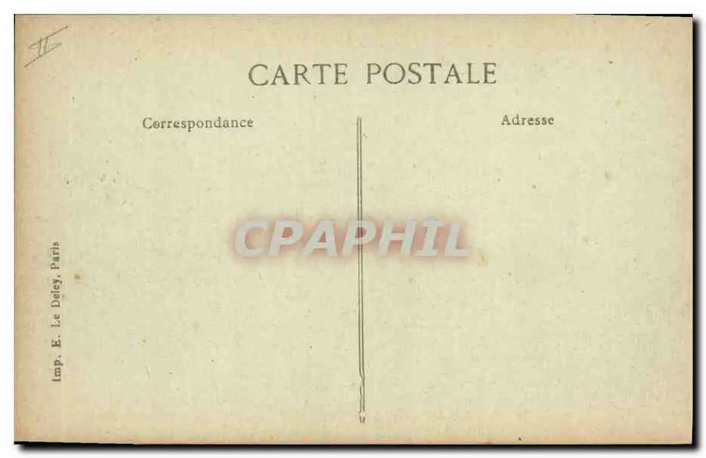Marine Nationale — "Paris" — Schlachtschiff Dreadnought - Rückseite