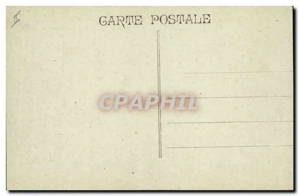 Kreuzer PATRIE in stürmischem Wetter — Nach R. Dumont Duparc, Maler des Ministeriums für Marine — Edition R. Dumont Duparc, 1929 - Rückseite