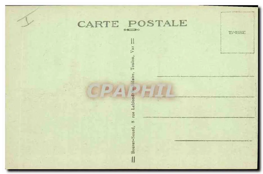 PANTHÈRE — Contratorpedeiro — Editor B. S. - Verso