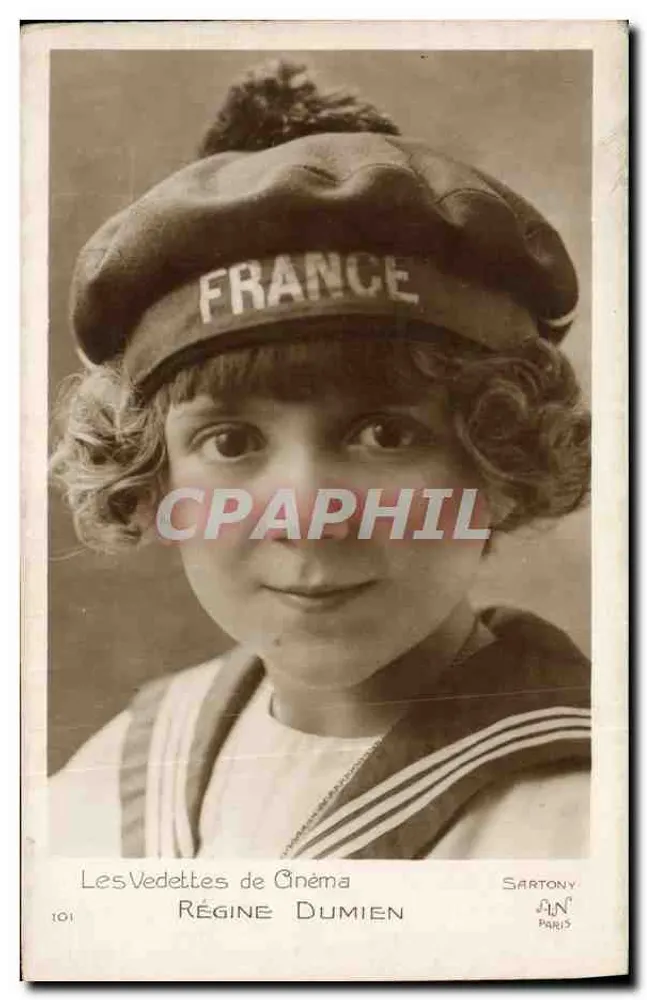 Régine Dumien — Die Filmstars — Sartony, Paris, n°101 - Vorderseite