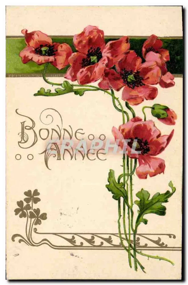 Poppies — Goed jaar — Uitgever serie 5505 - Voorkant
