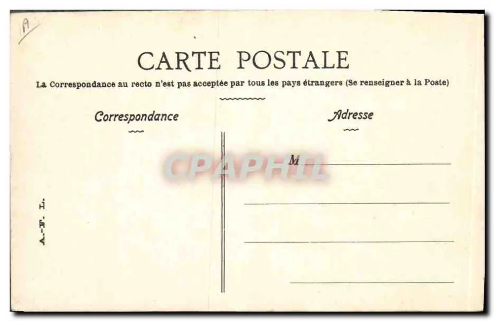 Abendbrise — Szene mit einem Paar in einer Landschaft — Verlag A.-F. I. n° 270 - Rückseite