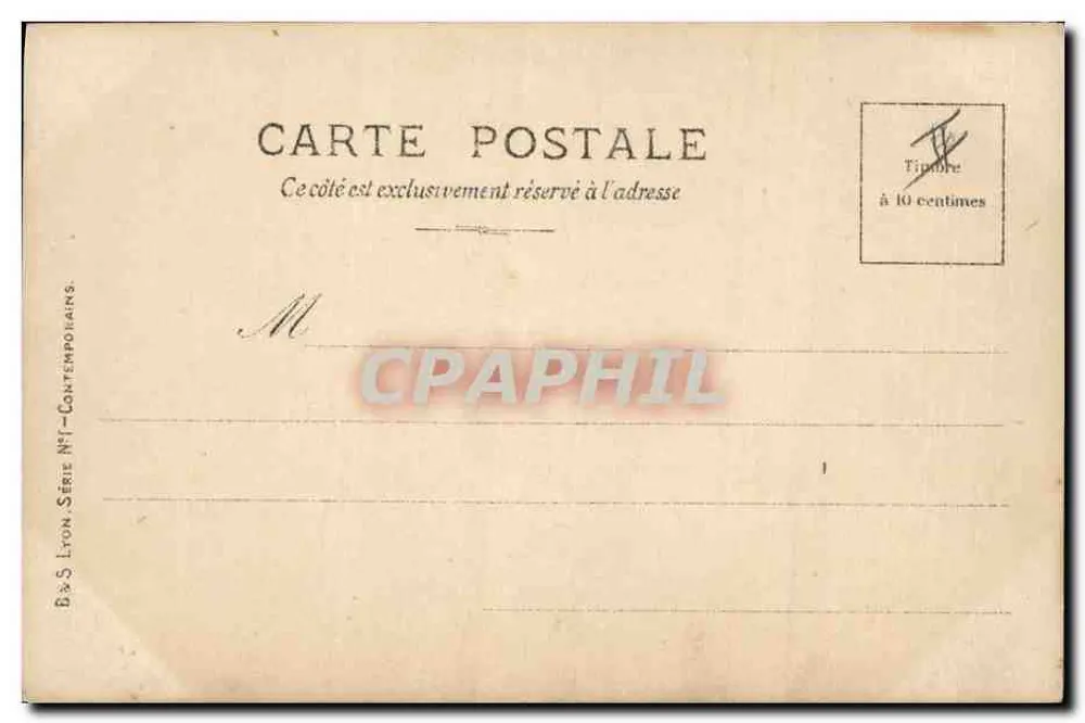 Portrait de Delcassé — photographie d'homme en costume avec lunettes — éditeur OGERAU PARIS - Verso