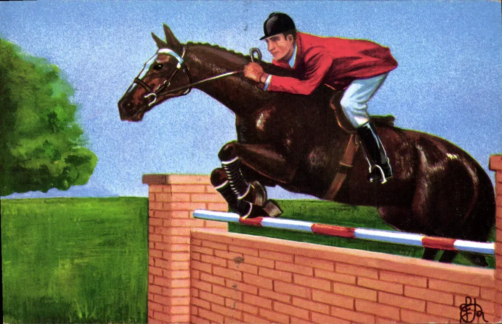 Springreiten — Olympisches Flash N° 21 - Vorderseite