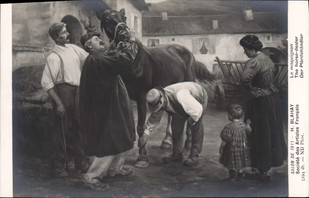 Le maquignon — Salon de 1911 — H. Blahay - Recto