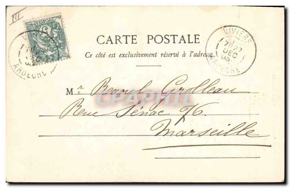 Die Überraschungen des neuen Jahres — 1904 — Phototypie A. Benapart & Cie, Maisons-Laffitte - Rückseite