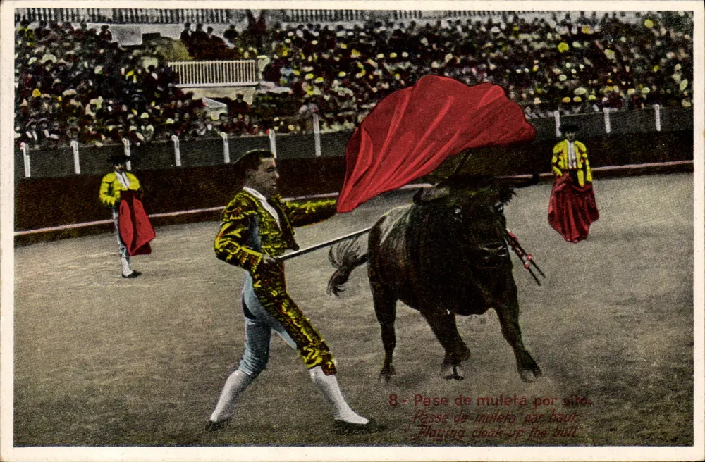 Pase de muleta por alto — Corrida de Toros n. 71 m. — Corrida de Toros - Vorderseite