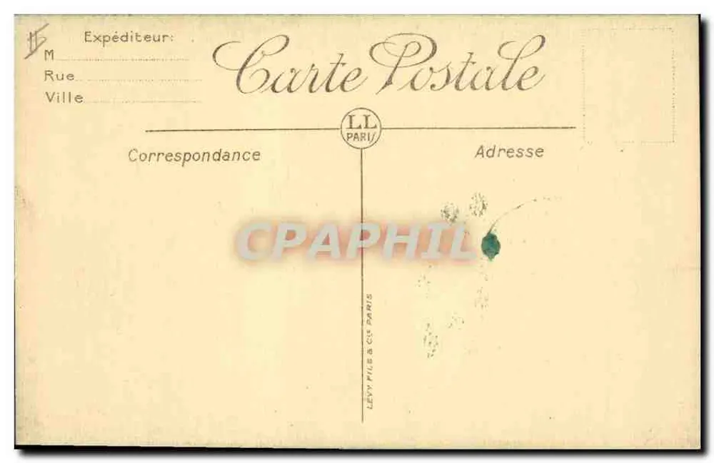 Marinha de guerra — « Provence » encouraçado — LL - Verso