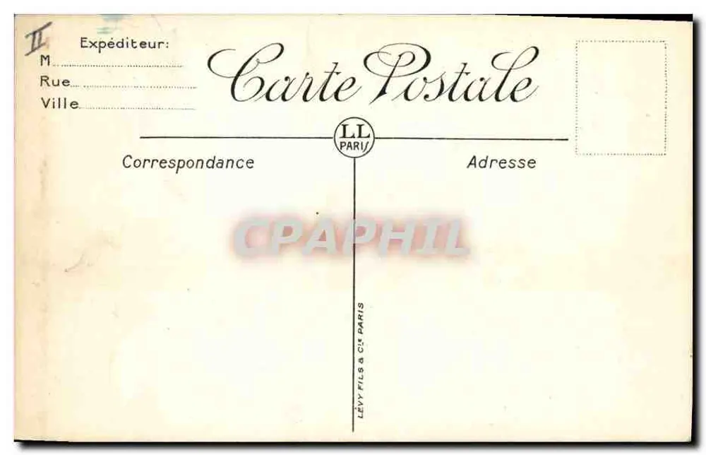 Provence — Cuirassé — LL — Marinha de Guerra - Verso