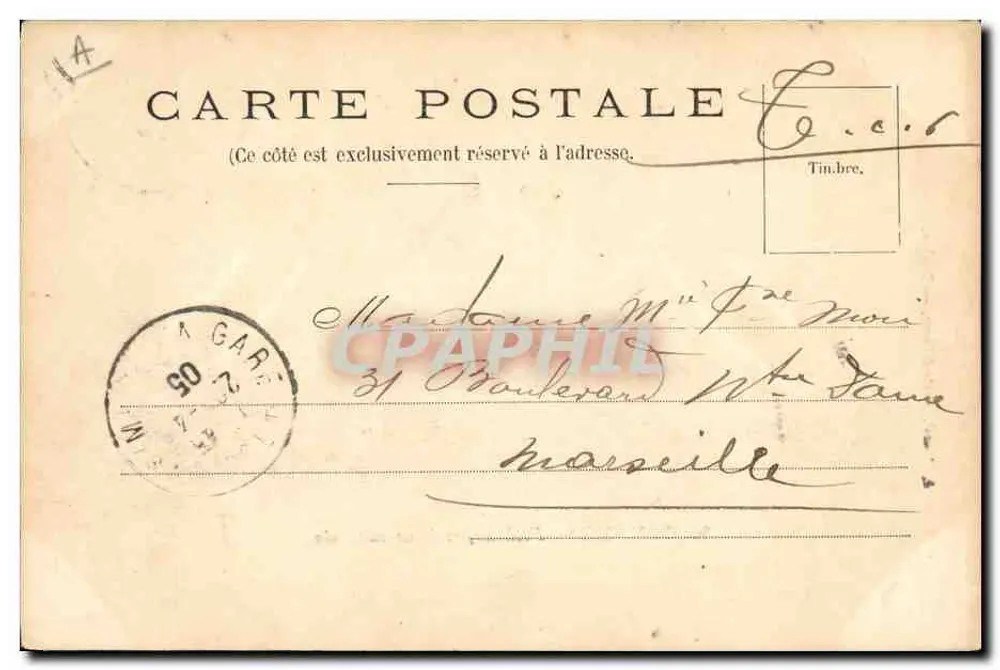 Toulon — Pothuau, Panzerkreuzer — J. Maurel, Fotoverlag, Toulon, n°86 - Rückseite