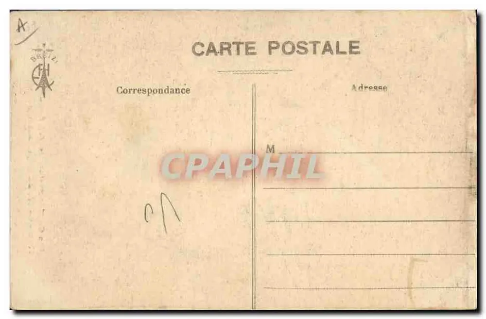 Les Coiffes Bretonnes — Coiffe du Légué-Saint-Brieuc — Éditeur E. Hamonic, n° 1711 - Verso