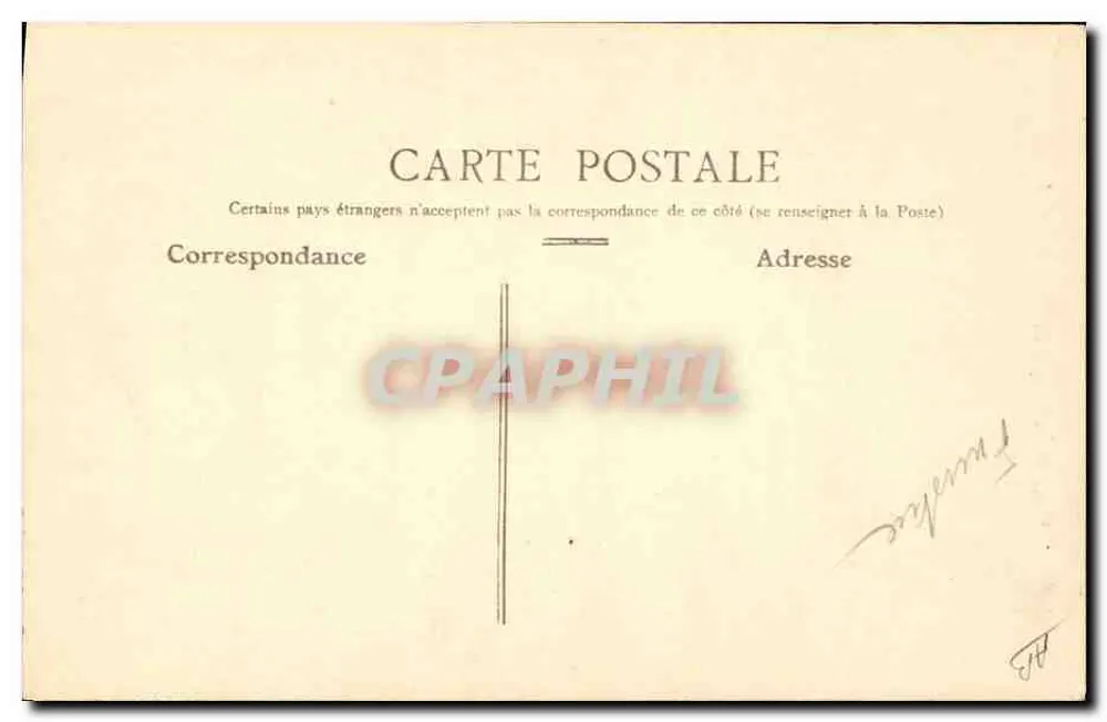 Pont-l'Abbé — Tipo Bretão — A. Maury - Verso