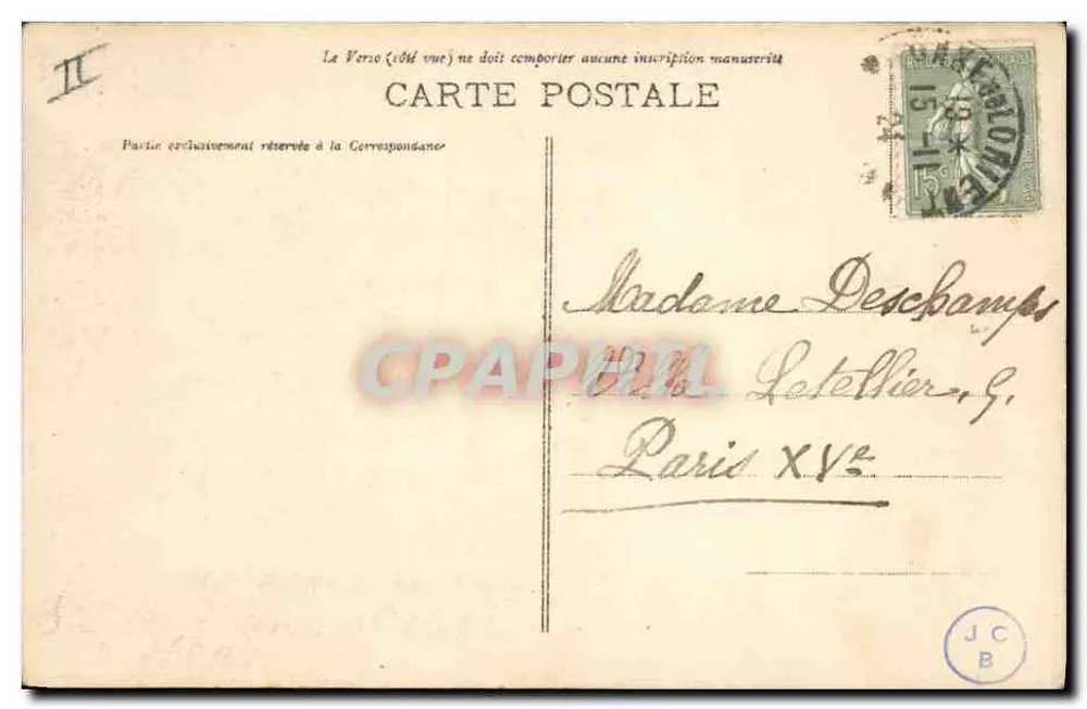 Criança em traje tradicional — Rennes — Laurent-Nel, n°3579 - Verso