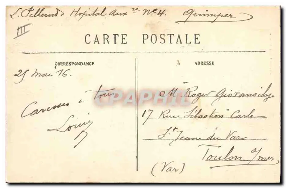 Kinder aus der Umgebung von Quimper — 1178. Um den Chaudren de Boniillie - Rückseite