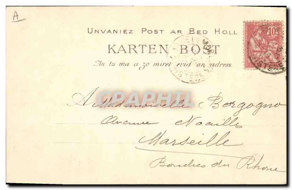Fileuse de Pontivy — Estudo de chapéus da Bretanha — Coleção VIII.AID. Cuniquer - Verso