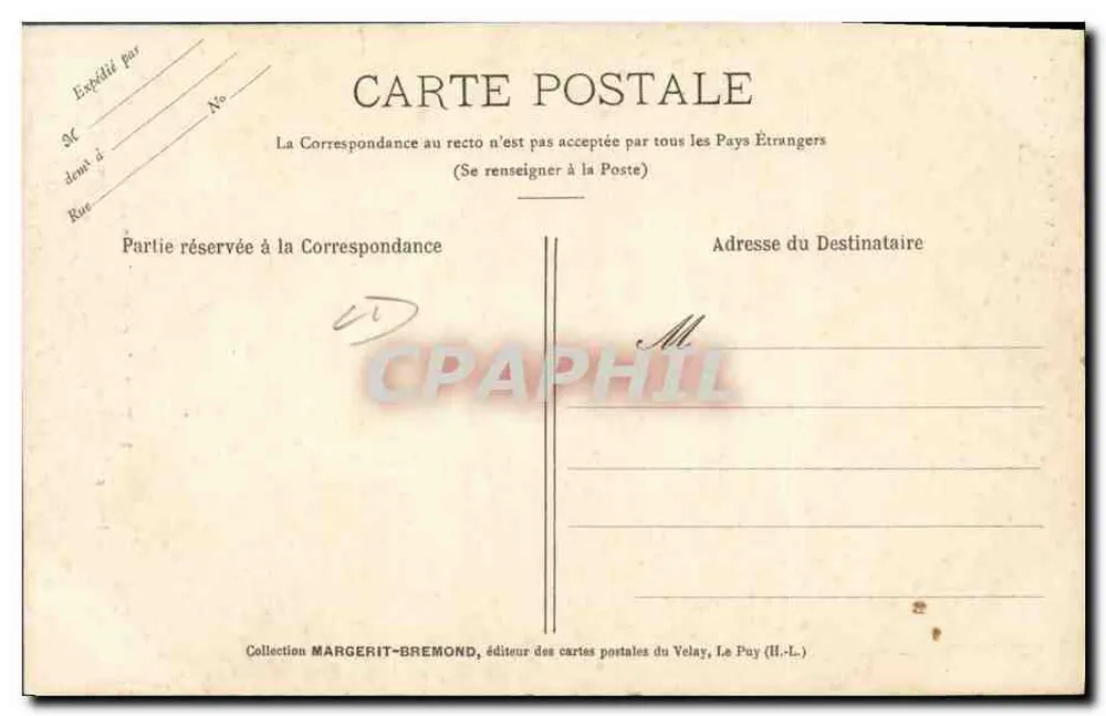 La Dentellière espaliote — acconciatura a palline, Puy — "LE VELAY ILLUSTRÉ" n°296 - Verso