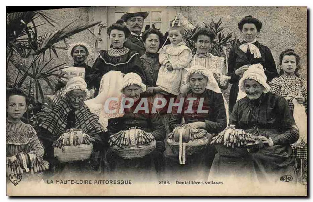 Pittoreske La Haute-Loire — Dentellières veillaves — Verlag B.D. Nr. 2189 - Vorderseite