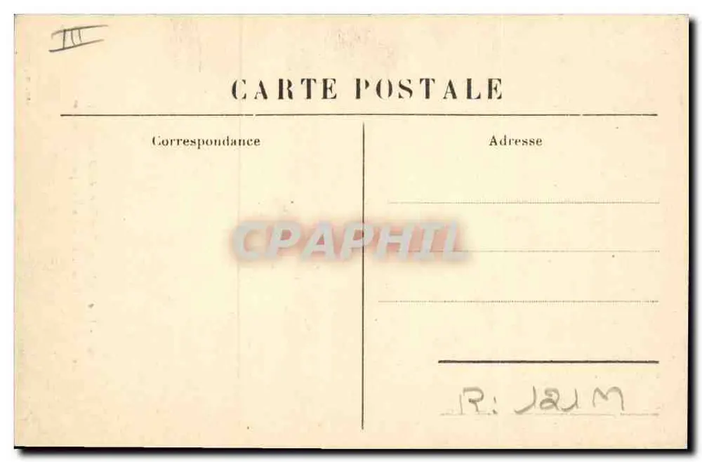 Eine Dentellière (Coiffure dite Auvergnate) — M. B., Le Luy, Nr. 299 - Rückseite