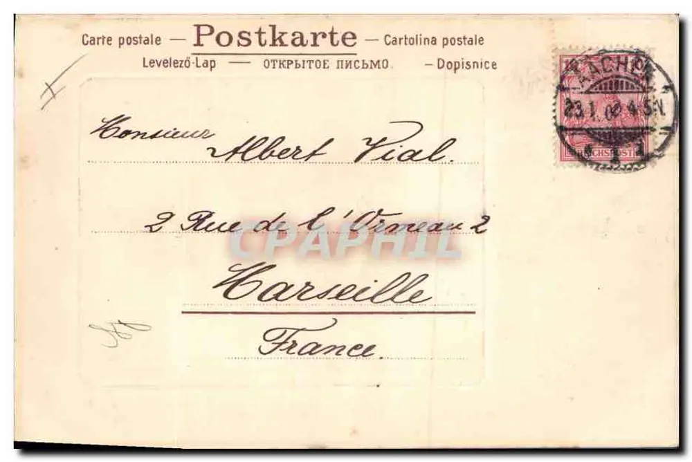 Junge Frau in leichtem Kleid mit Blumenbouquet — Serie 498 — Verlag Levelezó-Lap - Rückseite