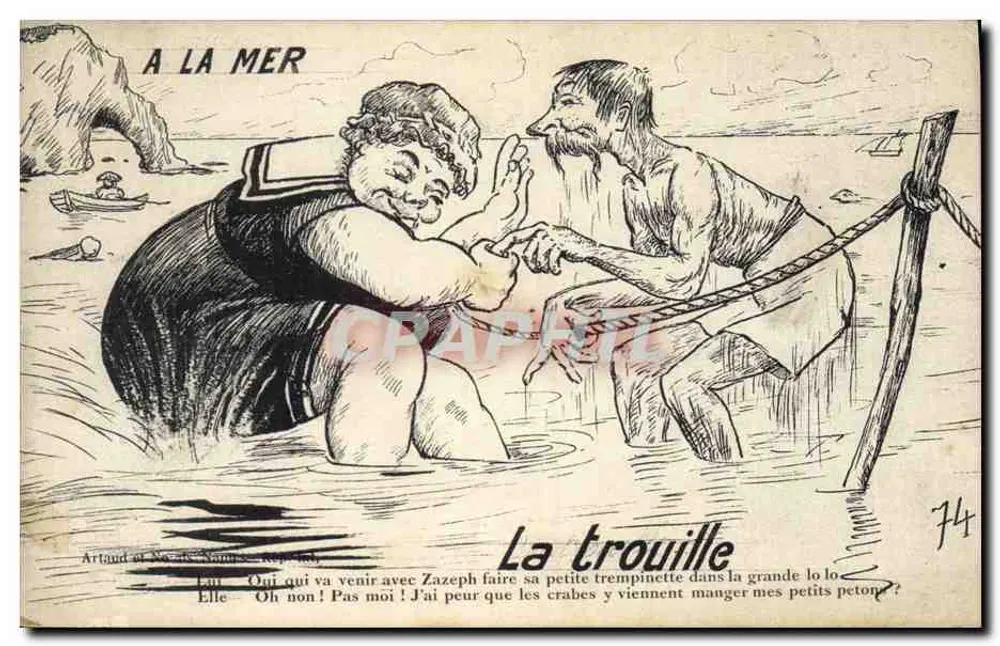 Die Angst — Am Meer — Artaud et Noël, n°74 - Vorderseite