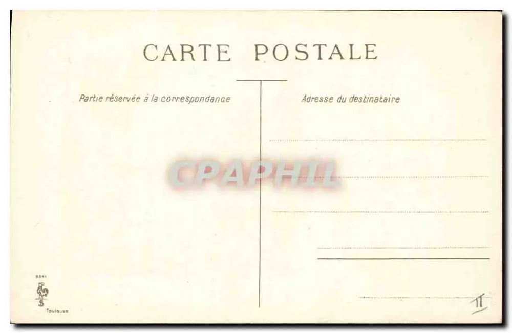 Criança olhando para uma árvore de Natal — Toulouse — editor Toulouse, n° 11 - Verso