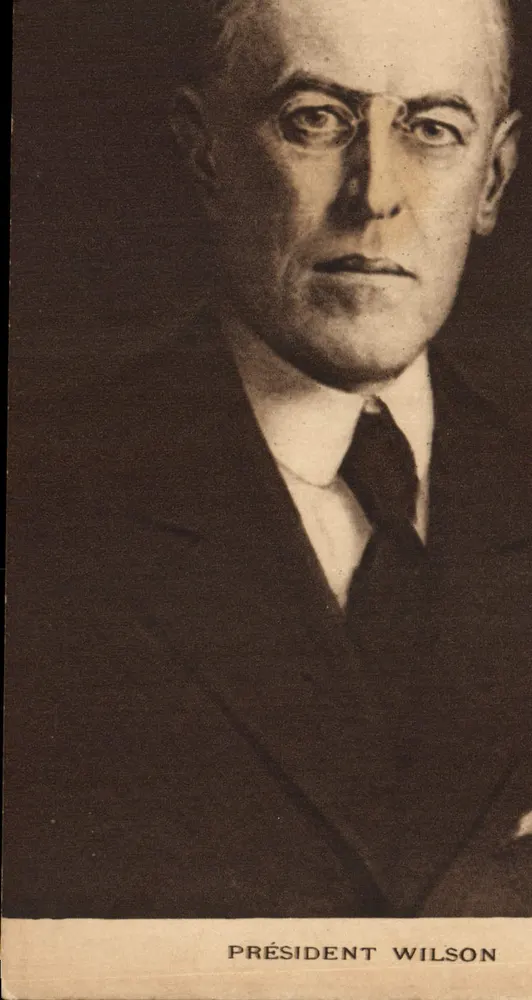 Presidente Wilson — Retrato — P. J. Gallais & C°, Paris, n° 361 - Frente