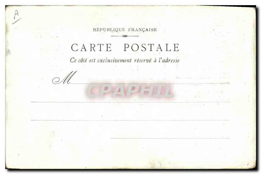 Samuel Porchère — Autor do Dicionário Poético — Coleção de Cartas Postais Literárias, n°16 - Verso