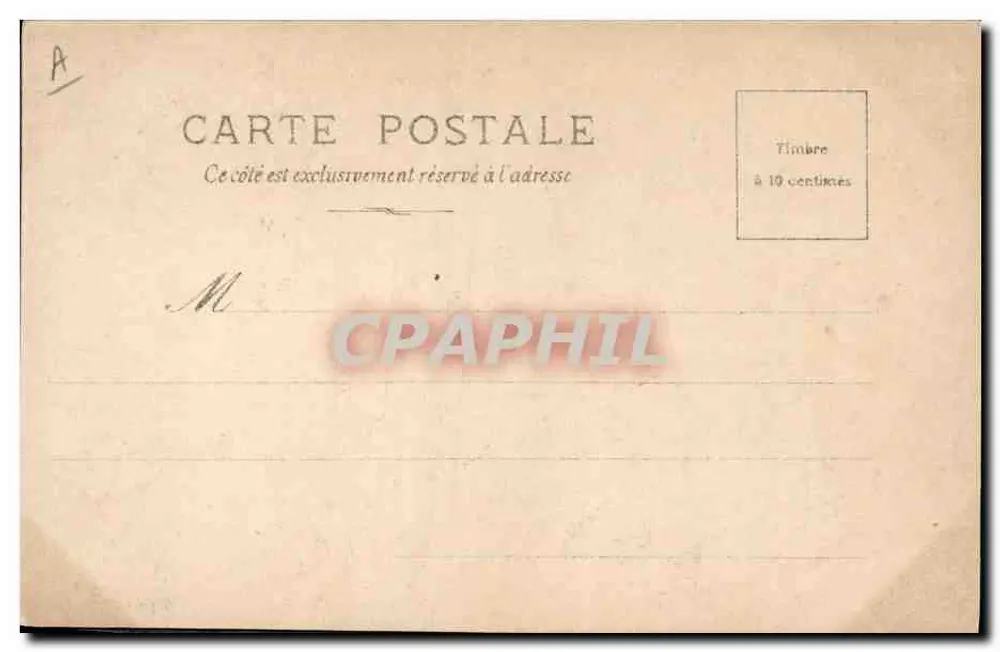 Retrato de Delcassé — Ogerau Paris — número de série não visível - Verso