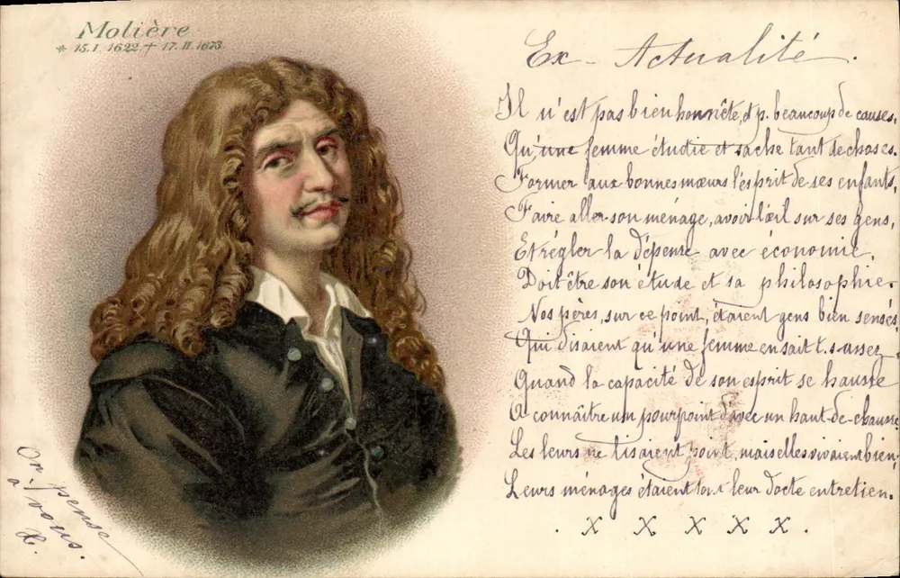 Molière — Retrato — Orpierre - Frente