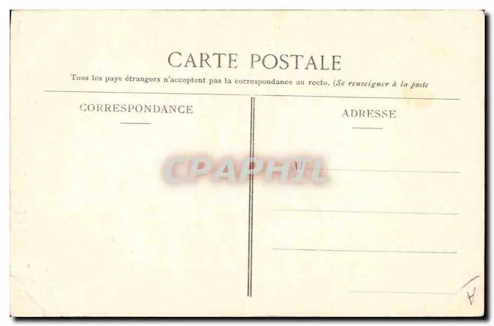 Retrato de homem — Coleção artística do Champagne Oxygênio — Paul Couvreur & Filhos, 4 Rue Jeanson em Ay - Verso