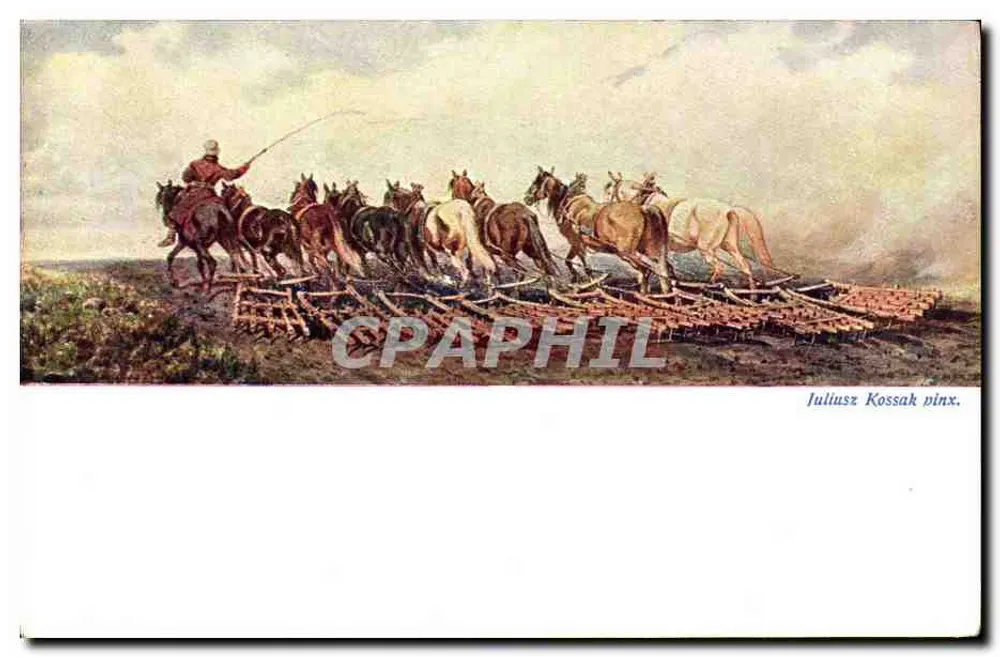 Plouger à cheval — Juliuasz Kossak pinx. - Voorkant