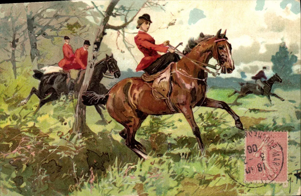 Caça a cavalo — Editor não identificado — N° 3028 - Frente