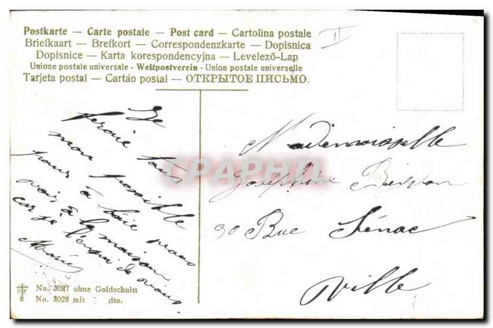 Caça a cavalo — Editor não identificado — N° 3028 - Verso