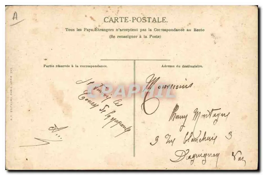 Corrida de cavalos — Países Baixos — editor N.F. Éditeurs, Paris - Verso