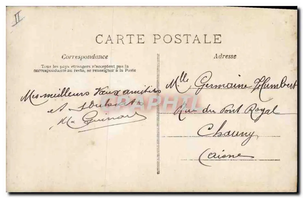 Anúncios do ano de 1908 — Editor A. P. N'gannat - Verso