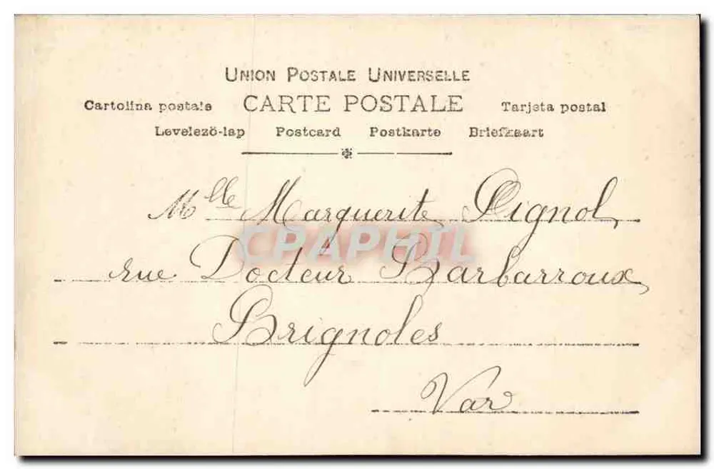Jane Hading — Portrait — Reedlinger Paris, n° 908/5 - Rückseite