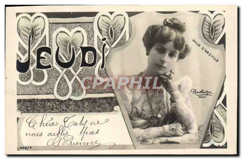 Donnerstag — Mila d'Arcyille — Fleutlinger, Paris - Vorderseite