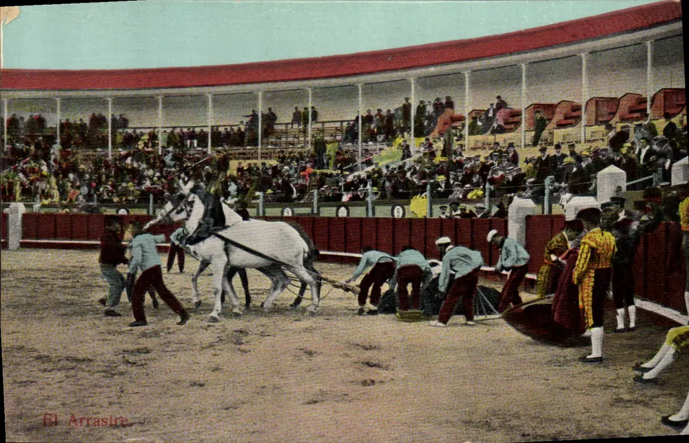 El Arrastre — paardenshow — onbekende uitgever - Voorkant