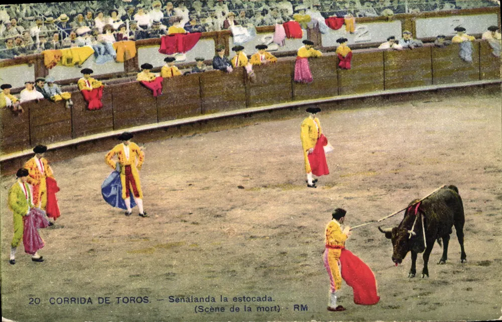 Corrida de touros — Cena da morte — RM - Frente