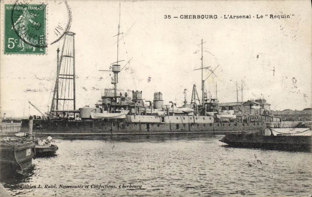 Cherbourg — Das Arsenal — Das "Requin" - Vorderseite
